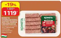 Auchan Kometa Gyorsvacsora Sertés-Marha Csevapcsicsa ajánlat