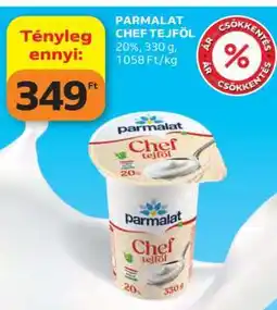 Auchan Parmalat Chef Tejföl ajánlat