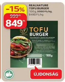 Auchan REALNATURE TOFU BURGER ajánlat