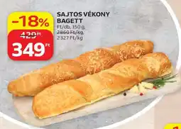 Auchan SAJTOS VÉKONY BAGETT ajánlat