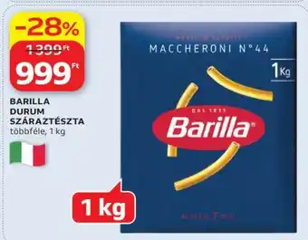Auchan Barilla durum száraztészta ajánlat