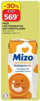 Auchan Mizo Laktózmentes UHT Főzőtejszín ajánlat