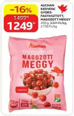 Auchan Auchan Kedvenc Gyorsfagyasztott Magozott Meggy ajánlat