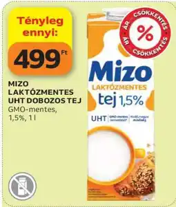 Auchan Mizo Laktózmentes UHT Dobozos Tej ajánlat