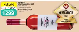 Auchan VINATUS KÉKFRANKOS ROSÉ ajánlat