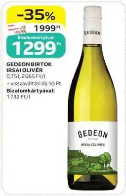Auchan GEDEON BIRTOK IRSAI OLIVÉR ajánlat