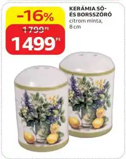 Auchan KERÁMIA SÓ- ÉS BORSSZÓRÓ ajánlat