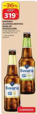 Auchan BAVARIA ALKOHOLMENTES RADLER ÜVEGES SÖR ajánlat