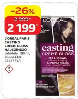 Auchan L'Oréal Paris Casting Crème Gloss hajszínező ajánlat