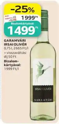 Auchan Garamvári Irsai Olivér ajánlat