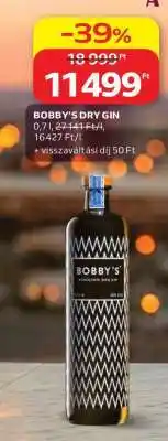 Auchan BOBBY'S DRY GIN ajánlat