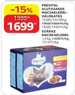 Auchan PREVITAL ALUTASAKOS MACSKAELEDEL-VÁLOGATÁS ajánlat