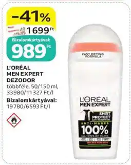Auchan L'ORÉAL MEN EXPERT DEZODOR ajánlat