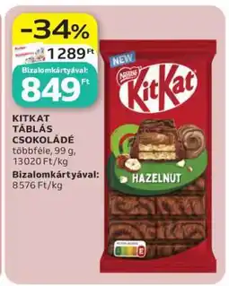 Auchan KitKat táblás csokoládé ajánlat