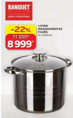 Auchan LIVING ROZSDAMENTES FAZÉK ajánlat