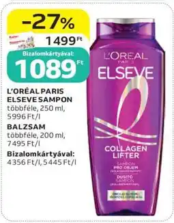 Auchan L'Oréal Paris Elseve Sampon ajánlat