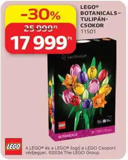 Auchan LEGO BOTANICALS – TULIPÁN-CSOKOR ajánlat