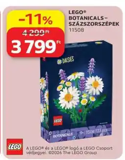 Auchan LEGO BOTANICALS – SZÁZSZORSZÉPEK ajánlat