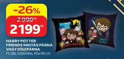 Auchan HARRY POTTER FRIENDS MINTÁS PÁRNA VAGY DÍSZPÁRNA ajánlat