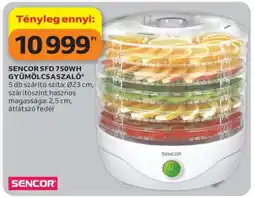 Auchan SENCOR SFD 750WH GYÜMÖLCSASZALÓ ajánlat