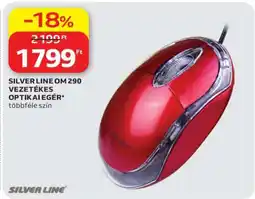 Auchan SILVER LINE OM 290 VEZETÉKES OPTIKAI EGÉR ajánlat