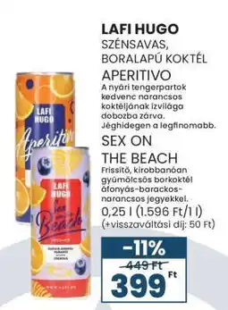 Spar LAFI HUGO Szénsavas, Boralapú Koktél ajánlat