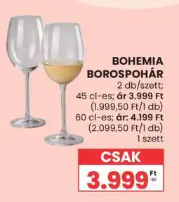 Spar BOHEMIA BOROSPOHÁR ajánlat