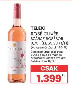 Spar Teleki Rosé Cuvée ajánlat