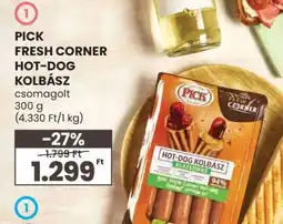 Spar PICK Fresh Corner Hot-Dog Kolbász ajánlat