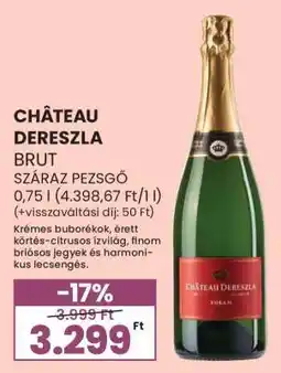 Spar Château Dereszla Brut ajánlat