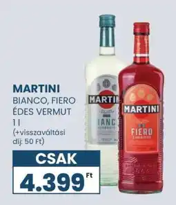 Spar Martini Bianco, Fiero Édes Vermut ajánlat