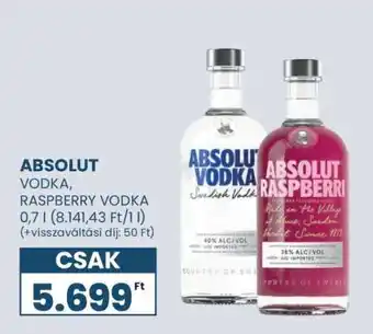 Absolut vodka, Raspberry vodka