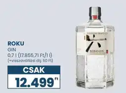 Spar Roku Gin ajánlat