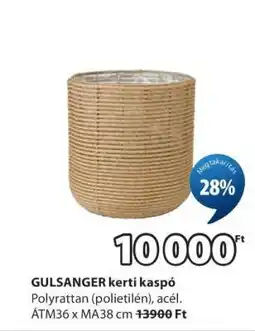 JYSK GULSANGER kerti kaspó ajánlat