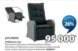 JYSK JUTLANDIA STORD kerti szék ajánlat