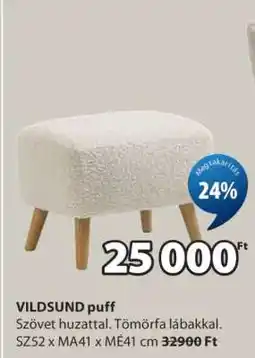 JYSK VILDSUND puff ajánlat