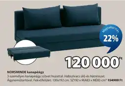 JYSK NORSMINDE kanapéágy ajánlat