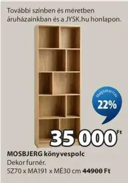 JYSK MOSBJERG könyvespolc ajánlat
