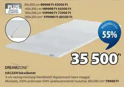 JYSK DREAMZONE HALSAN fekvőbetét ajánlat