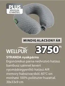 JYSK WELLPUR STRANDA NYAKPÁRNA ajánlat