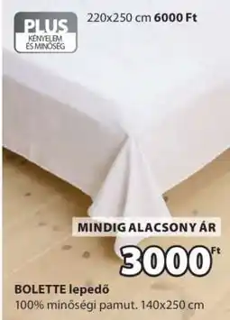 JYSK BOLETTE lepedő ajánlat
