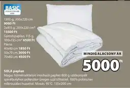 JYSK SOLA paplan ajánlat