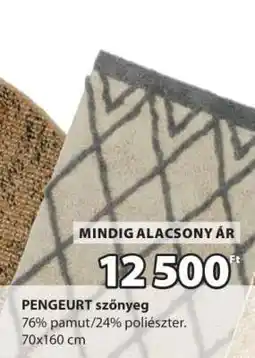 JYSK PENGEURT szőnyeg ajánlat