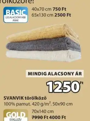 JYSK SVANVIK törölköző ajánlat