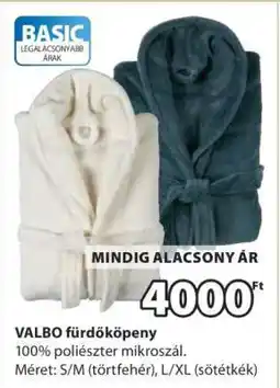 JYSK VALBO fürdőköpeny ajánlat