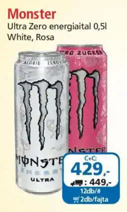 ÁRKLUB Monster Ultra Zero energiaital ajánlat