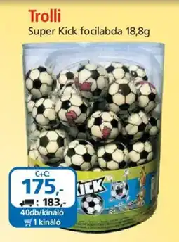 ÁRKLUB Trolli Super Kick focilabda ajánlat