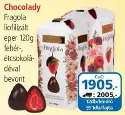 ÁRKLUB Chocolady Fragola liofilizált eper ajánlat