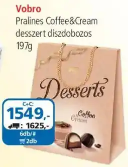 ÁRKLUB Vobro Pralines Coffee&Cream desszert díszdobozos ajánlat