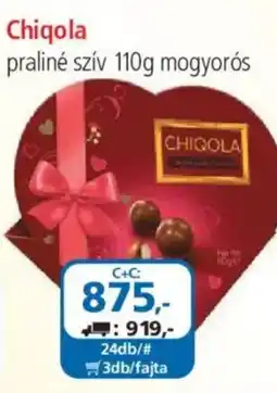 ÁRKLUB ChiQola praliné szív ajánlat